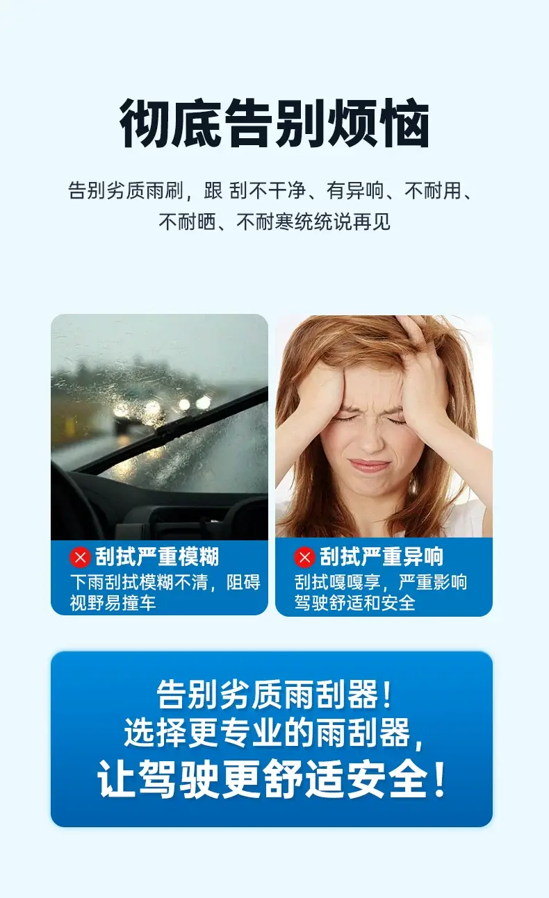 Suitable for Changan X5 Car Wipers Uni-Vcs75 Wujin Corn Cs5Univ Eado Cs55 Oshan Wipers — feature 6