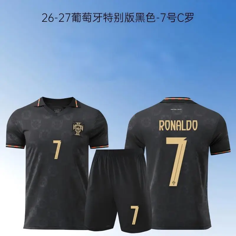 2026 Portugal Jersey World Cup No. 7 Ronaldo National Team Jersey Adult Football Training Suit Men's Custom-Made