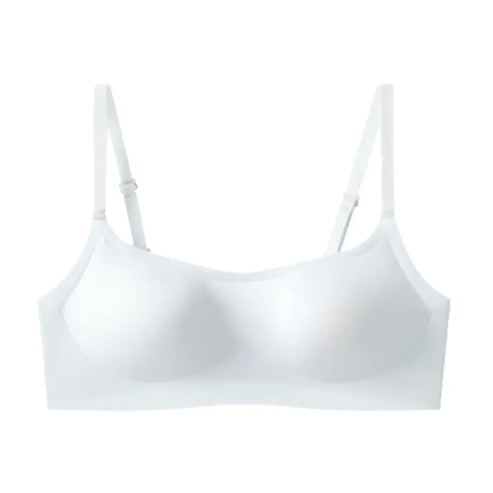 Thin Cup Adjustable Seamless Bra for Women with Small Busts, Push-Up and Anti-Sagging, Wireless, Comfortable and Breathable Bra - Image 2
