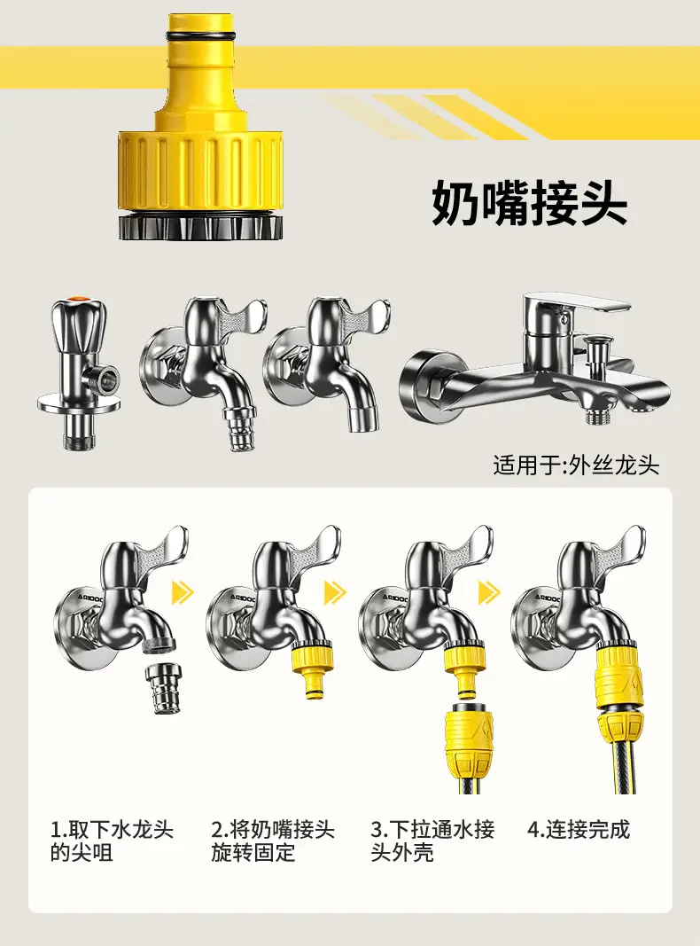 Multifunctional Shower Water Gun with Adjustable Spray for Home Garden Watering, Spraying, Irrigation, and Gardening Use — feature 23