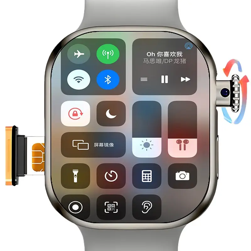 The New Huaqiangbei S11 Smart Watch Can Insert a Sim Card, Top-Of-The-Line Cellular S10 Phone Watch Ultra for Students