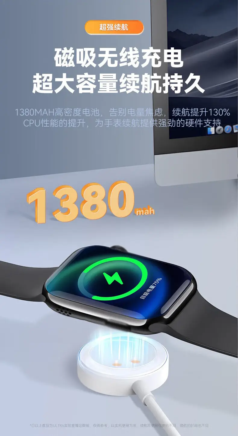 The New Huaqiangbei S11 Smart Watch Can Insert a Sim Card, Top-Of-The-Line Cellular S10 Phone Watch Ultra for Students — feature 14
