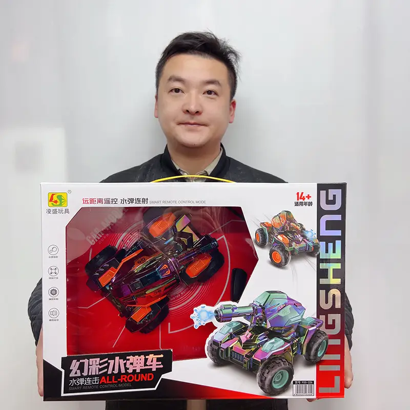 Colorful Water Bomb Tank Remote Control Car Model Climbing Car Launching Crystal Bombs Armored Vehicle Boy Toy Remote Control Car — feature 4