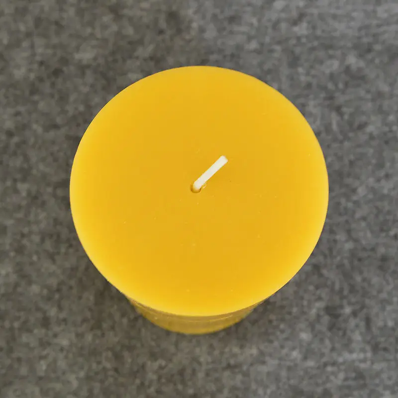 Beeswax Cylindrical Cross-Border Church-Style European Prayer Lighting Candles Temple Yoga Manufacturer Wholesale Natural Beeswax - Image 3