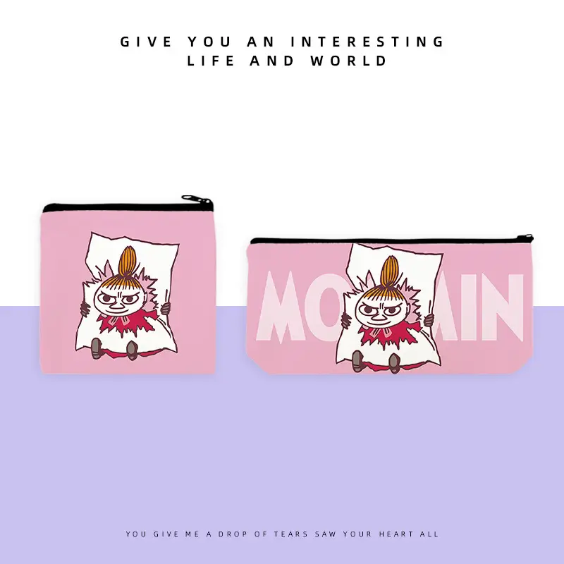 Mingming Pencil Case Cross-Border Supply Japanese and Korean Trendy Cartoon Zipper Bag for Women and Students Coin Purse