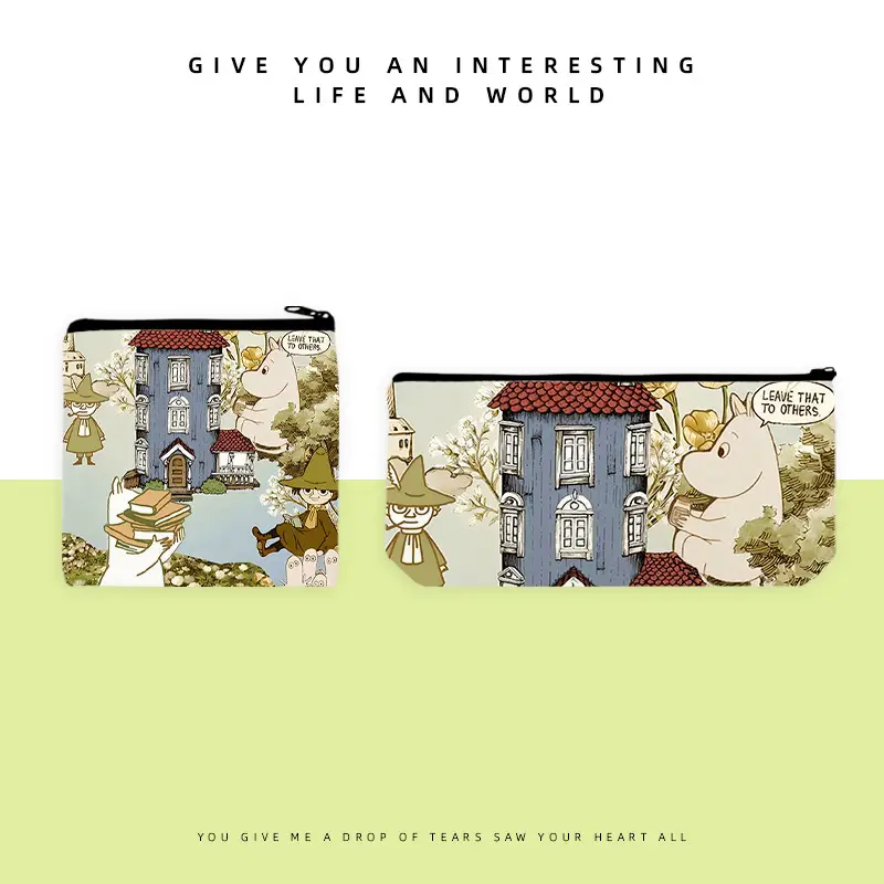 Mingming Pencil Case Cross-Border Supply Japanese and Korean Trendy Cartoon Zipper Bag for Women and Students Coin Purse