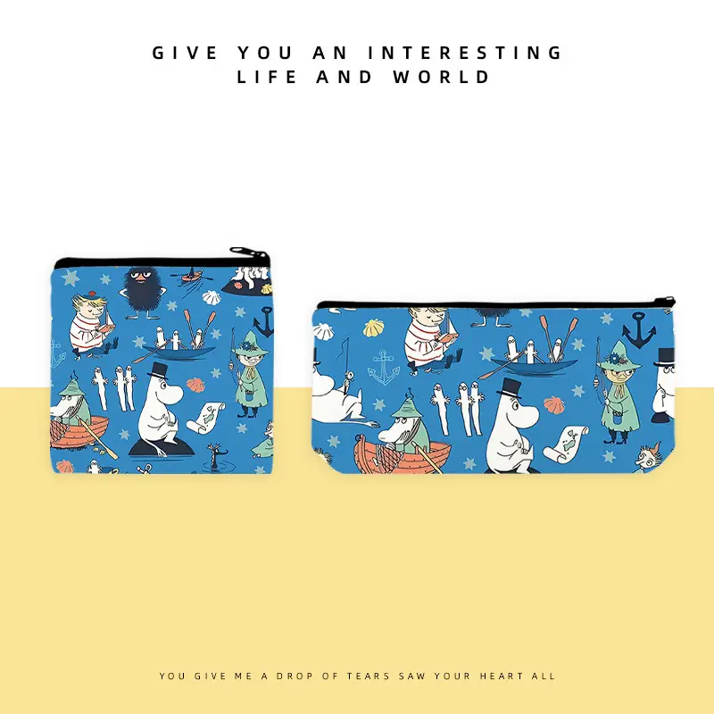 Mingming Pencil Case Cross-Border Supply Japanese and Korean Trendy Cartoon Zipper Bag for Women and Students Coin Purse