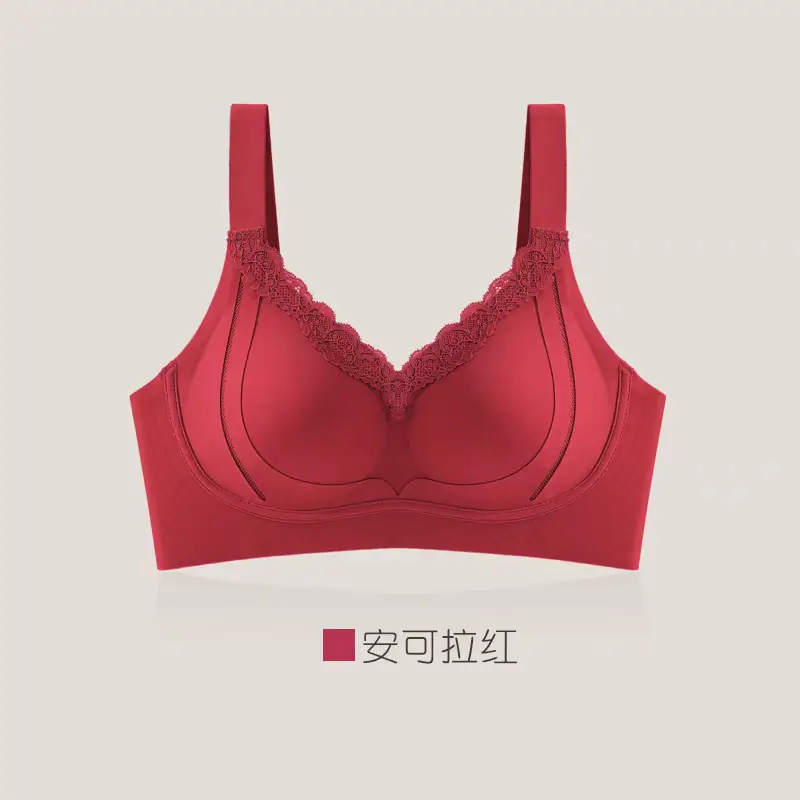 Jelly Soft Support Large Size Seamless Bra for Women with Big Busts, Minimizing Appearance, Gathering Side Breasts, Anti-Sagging, Wireless Bra - Image 17