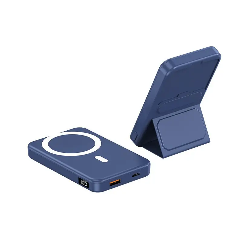 New Model, New Regulations, Certified Cross-Border Foreign Trade Wholesale Magsafe Wireless Magnetic Charging Power Bank with Logo Printing