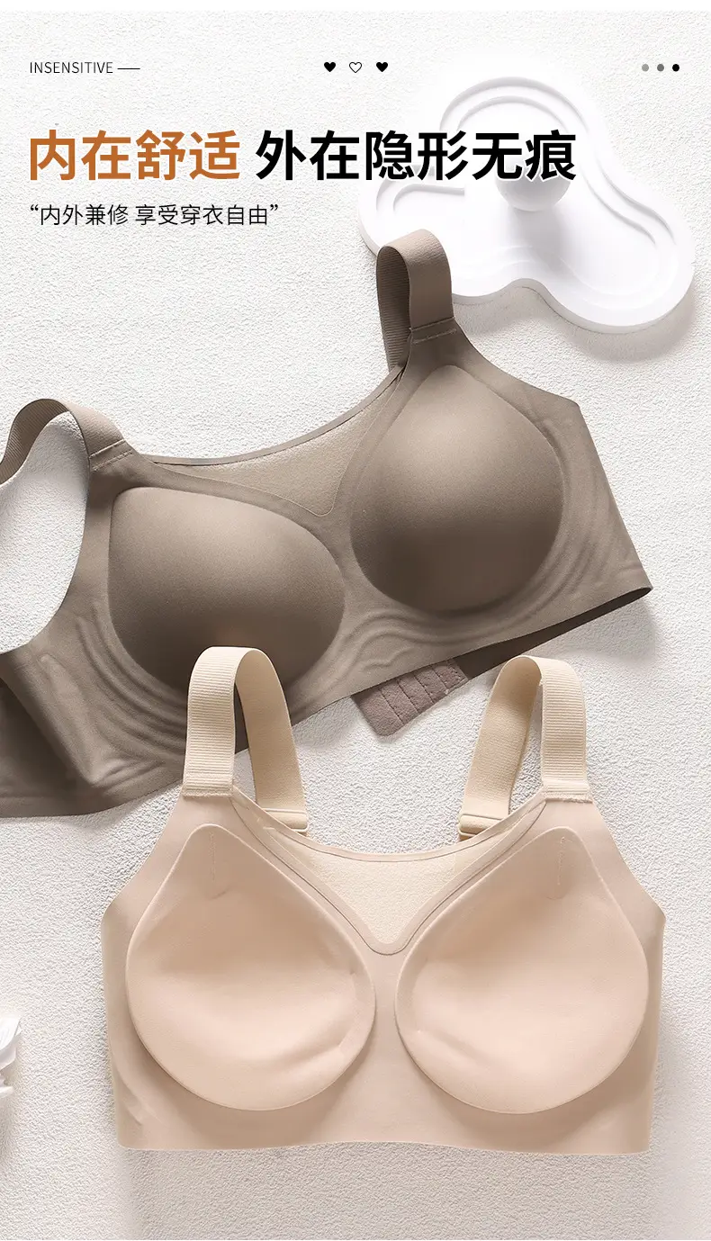 Plus-Size Soft Support Bra for Women, Cross-Border Foreign Trade, Minimizes Large Bust, Gathers Side Breasts, Prevents Sagging, Seamless Bra — feature 13