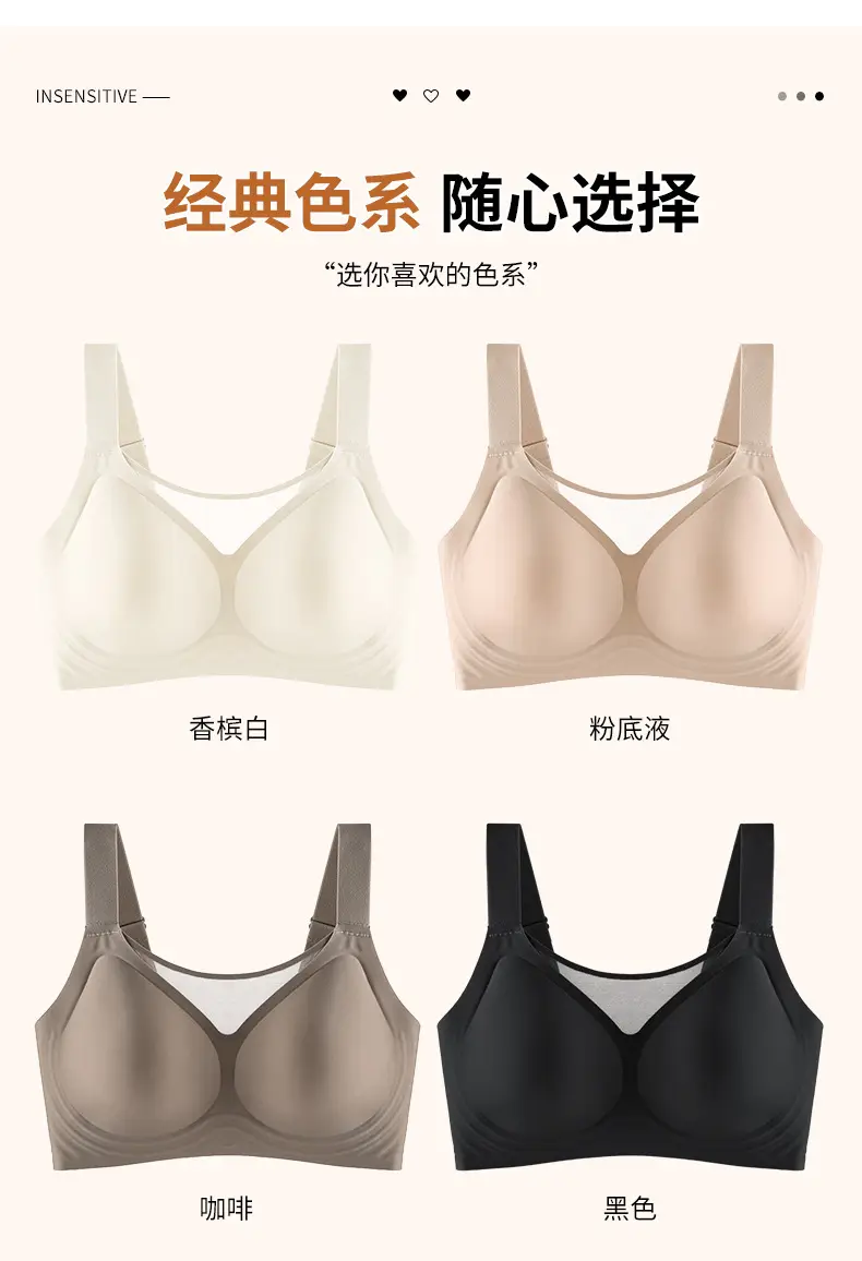 Plus-Size Soft Support Bra for Women, Cross-Border Foreign Trade, Minimizes Large Bust, Gathers Side Breasts, Prevents Sagging, Seamless Bra — feature 21