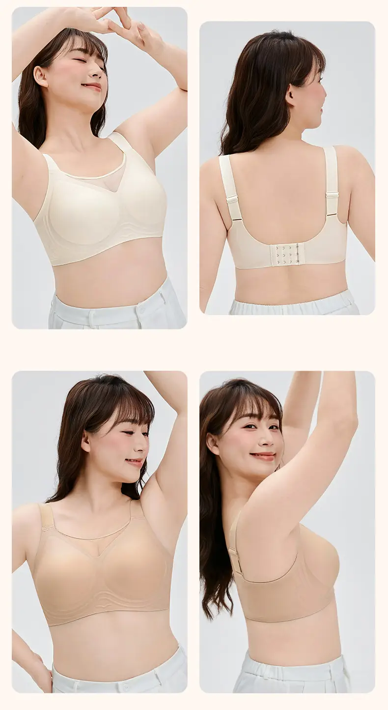 Plus-Size Soft Support Bra for Women, Cross-Border Foreign Trade, Minimizes Large Bust, Gathers Side Breasts, Prevents Sagging, Seamless Bra — feature 23