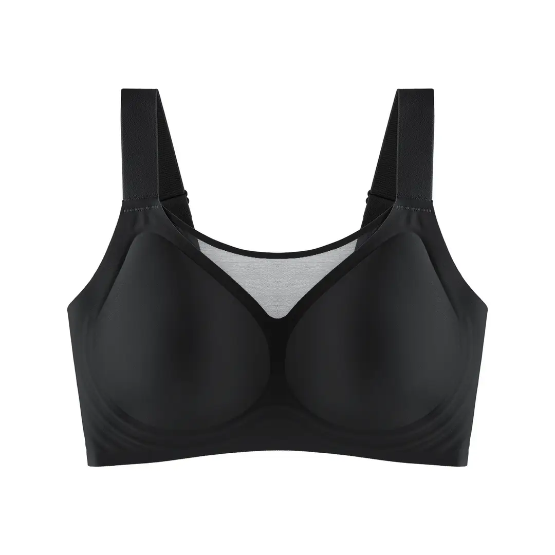 Plus-Size Soft Support Bra for Women, Cross-Border Foreign Trade, Minimizes Large Bust, Gathers Side Breasts, Prevents Sagging, Seamless Bra