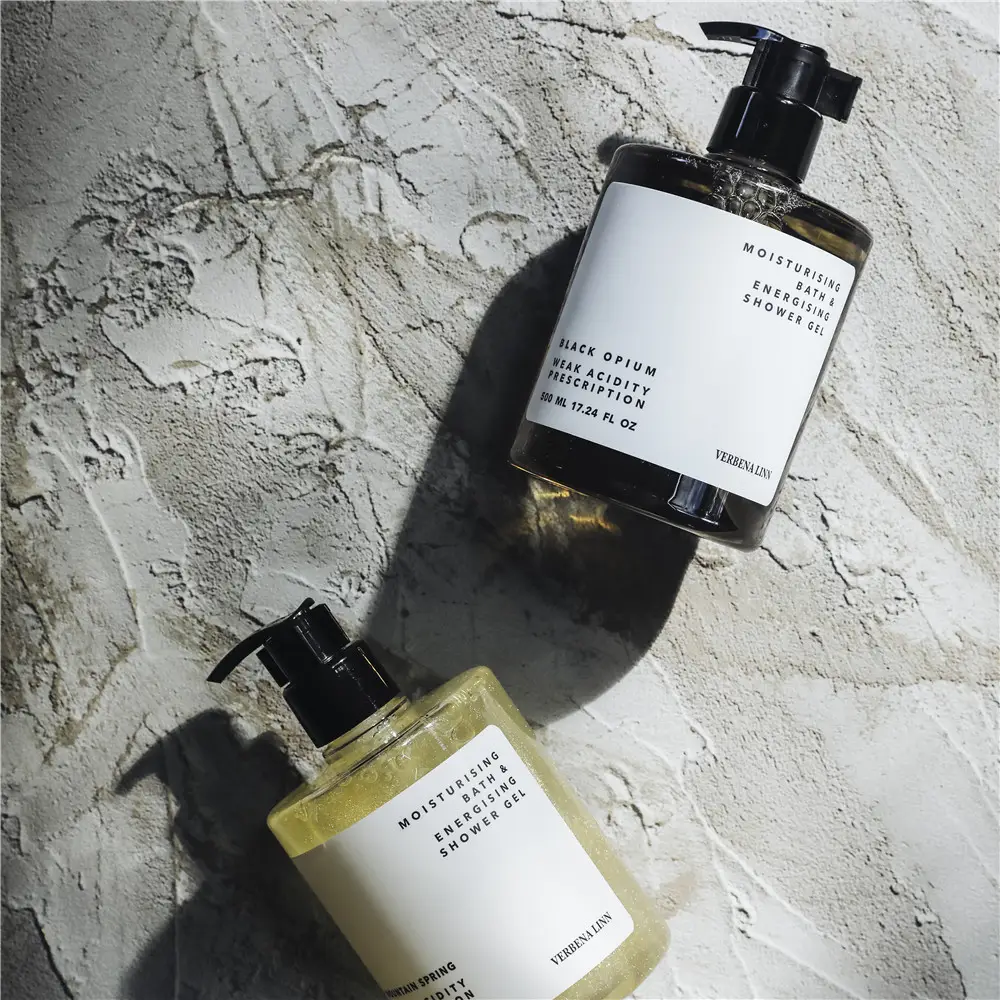 Verbena Linn Shower Gel Lotion for Men and Women with Long-Lasting Fragrance Vl Niacinamide Moisturizing Refreshing Body Shower Gel