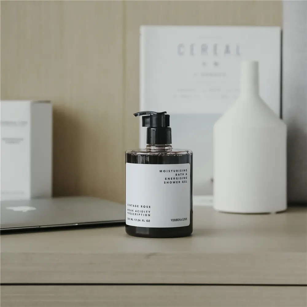 Verbena Linn Shower Gel Lotion for Men and Women with Long-Lasting Fragrance Vl Niacinamide Moisturizing Refreshing Body Shower Gel