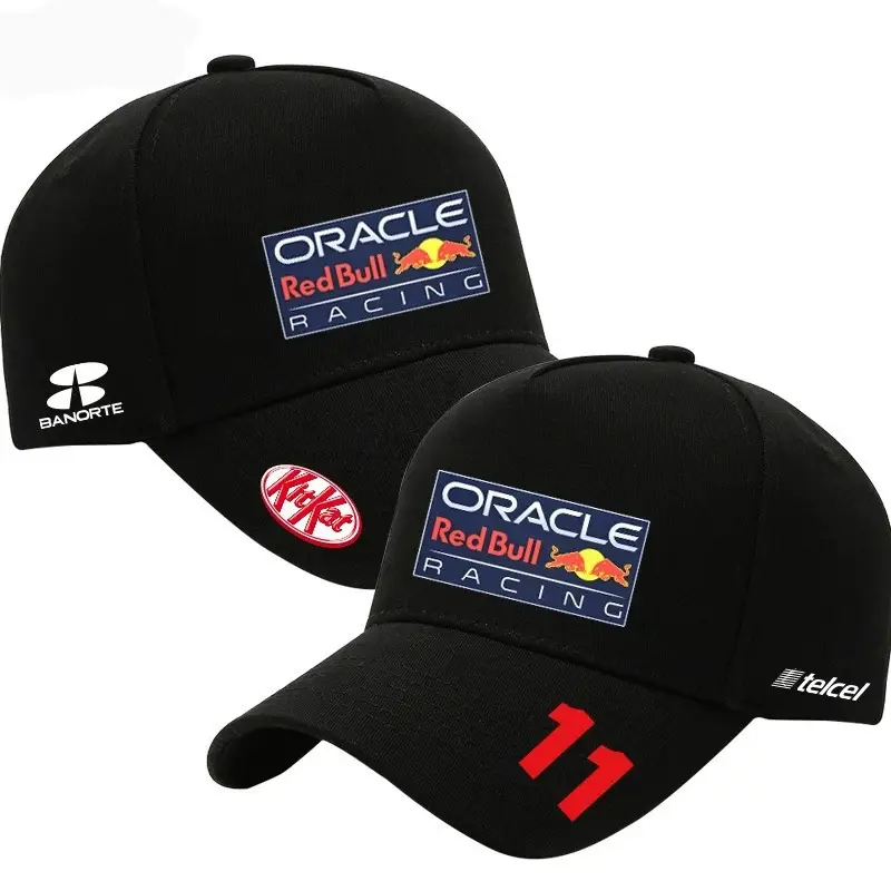 Cross-Border F1 Red Bull Racing Team Baseball Cap Redbull Baseball Curved Brim Hat Car Embroidery Peaked Cap 8