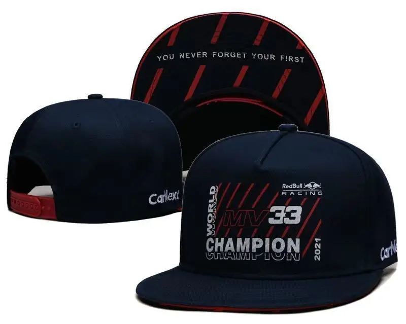 Cross-Border F1 Red Bull Racing Team Baseball Cap Redbull Baseball Curved Brim Hat Car Embroidery Peaked Cap 8