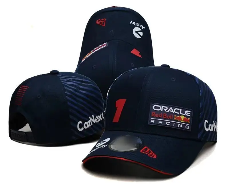 Cross-Border F1 Red Bull Racing Team Baseball Cap Redbull Baseball Curved Brim Hat Car Embroidery Peaked Cap 8