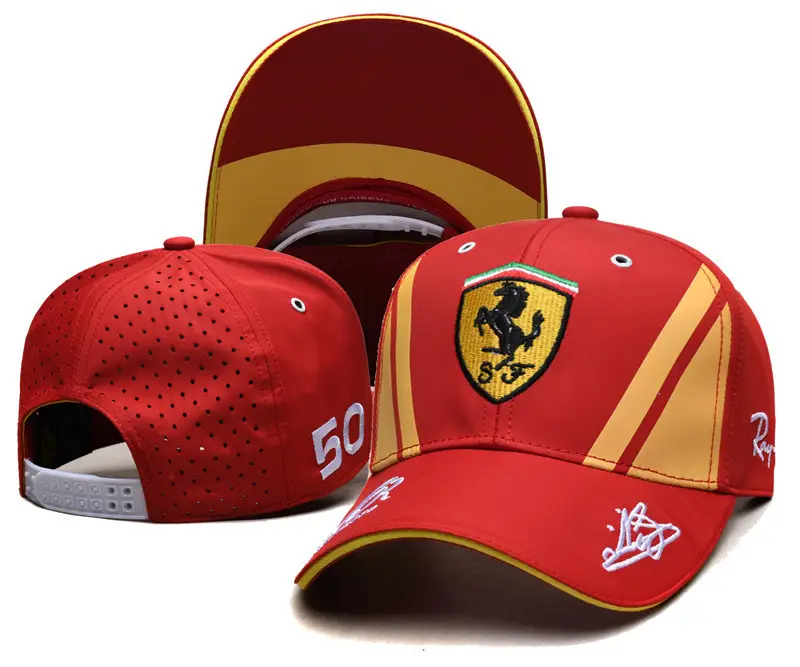 Cross-Border F1 Red Bull Racing Team Baseball Cap Redbull Baseball Curved Brim Hat Car Embroidery Peaked Cap 8