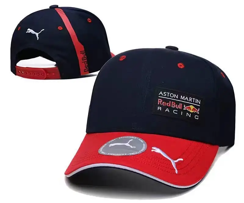 Cross-Border F1 Red Bull Racing Team Baseball Cap Redbull Baseball Curved Brim Hat Car Embroidery Peaked Cap 8