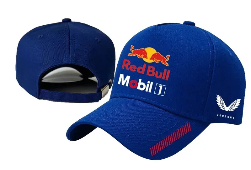 Cross-Border F1 Red Bull Racing Team Baseball Cap Redbull Baseball Curved Brim Hat Car Embroidery Peaked Cap 8