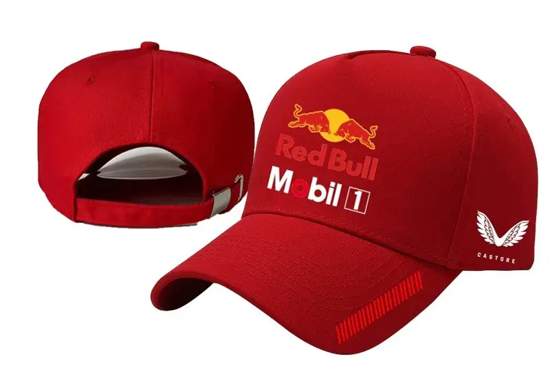 Cross-Border F1 Red Bull Racing Team Baseball Cap Redbull Baseball Curved Brim Hat Car Embroidery Peaked Cap 8