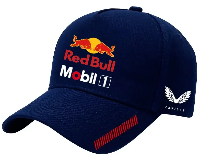 Cross-Border F1 Red Bull Racing Team Baseball Cap Redbull Baseball Curved Brim Hat Car Embroidery Peaked Cap 8