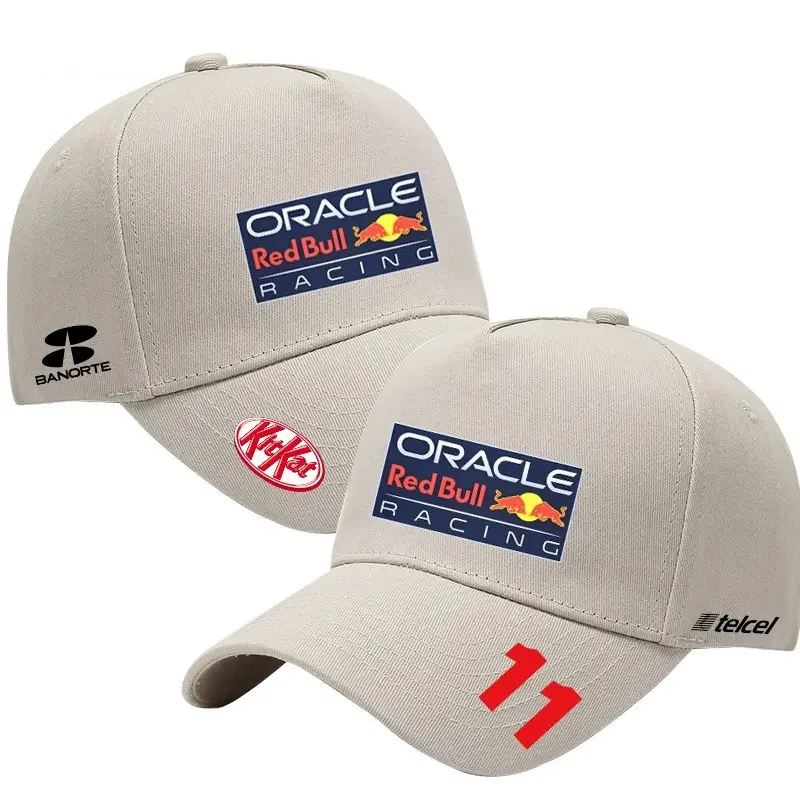 Cross-Border F1 Red Bull Racing Team Baseball Cap Redbull Baseball Curved Brim Hat Car Embroidery Peaked Cap 8