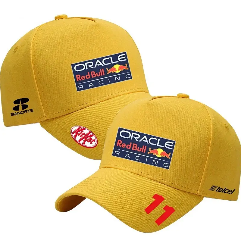 Cross-Border F1 Red Bull Racing Team Baseball Cap Redbull Baseball Curved Brim Hat Car Embroidery Peaked Cap 8