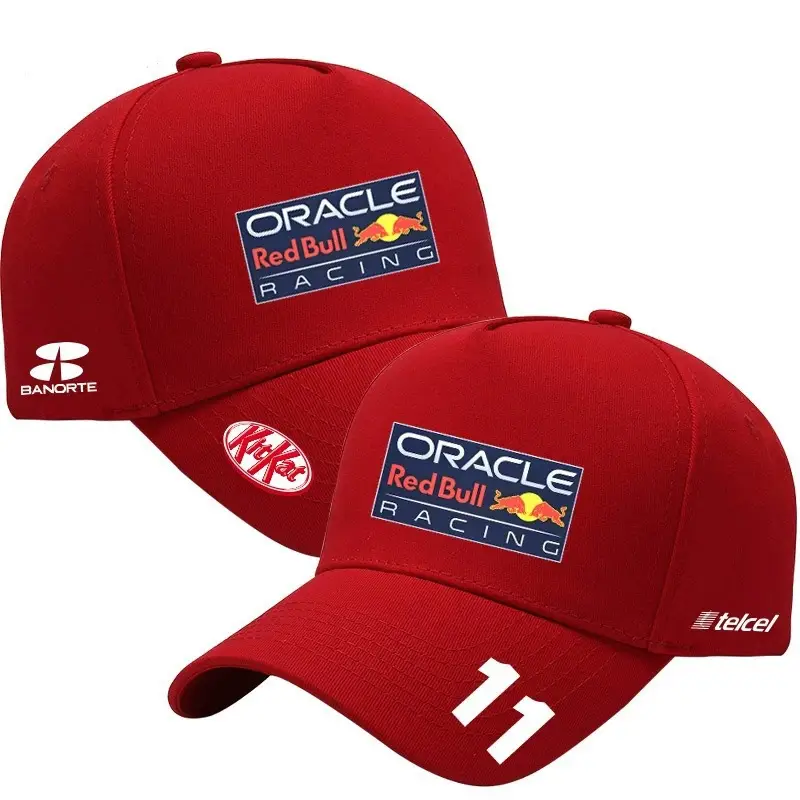 Cross-Border F1 Red Bull Racing Team Baseball Cap Redbull Baseball Curved Brim Hat Car Embroidery Peaked Cap 8