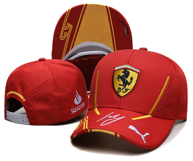 Ktm Racing Cap F1 Red Bull Men's and Women's Baseball Cap Sunshade Curved Brim Flat Brim Car Outdoor Hat 1