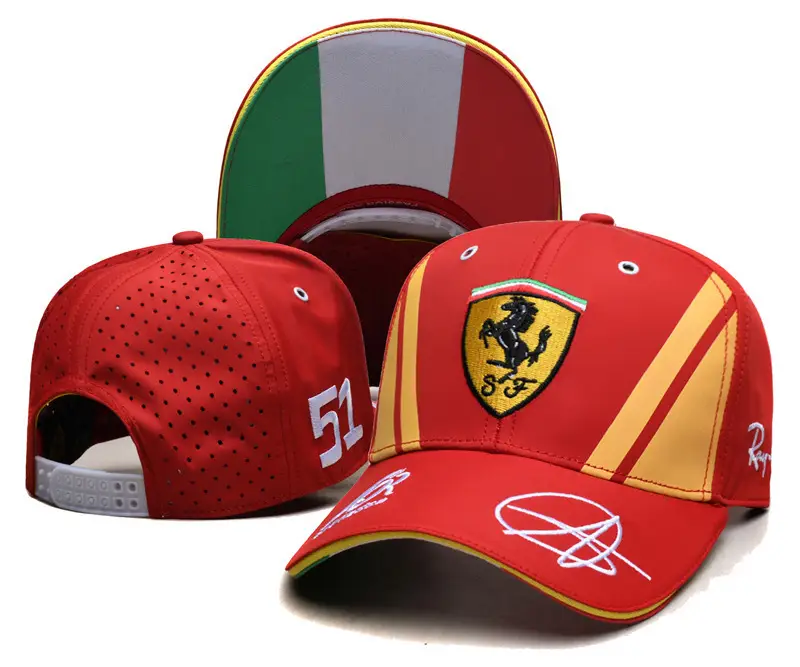 Ktm Racing Cap F1 Red Bull Men's and Women's Baseball Cap Sunshade Curved Brim Flat Brim Car Outdoor Hat 1