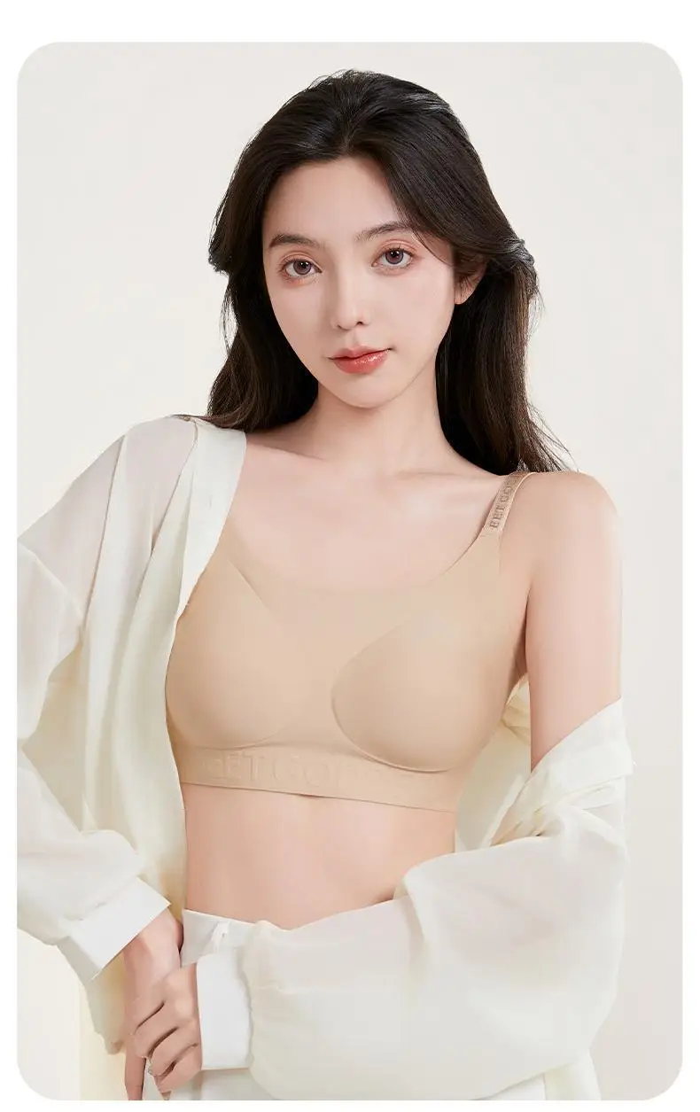 Original Beauty Focus Invisible Seamless Foundation Red Color Push-Up Bra for Women with Large Busts, Makes the Bust Look Smaller, Lifts and Beautifies the Back, Breathable Bra — feature 24