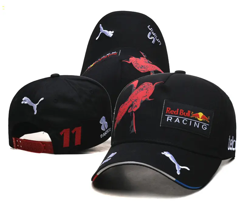 Cross-Border Embroidered Baseball Cap Red Bull Lettered Racing F1 Car Cap Sunshade Fashion Hat 9