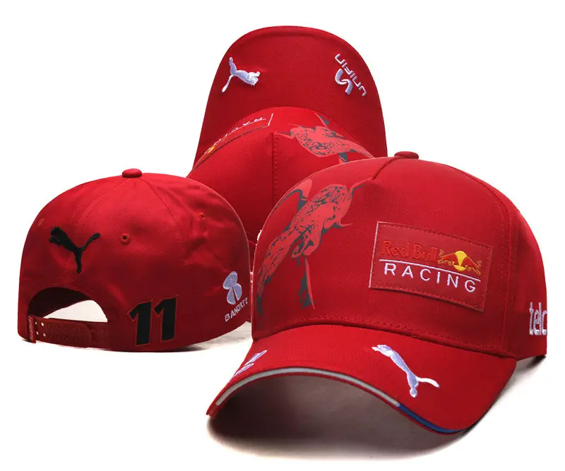 Cross-Border Embroidered Baseball Cap Red Bull Lettered Racing F1 Car Cap Sunshade Fashion Hat 9