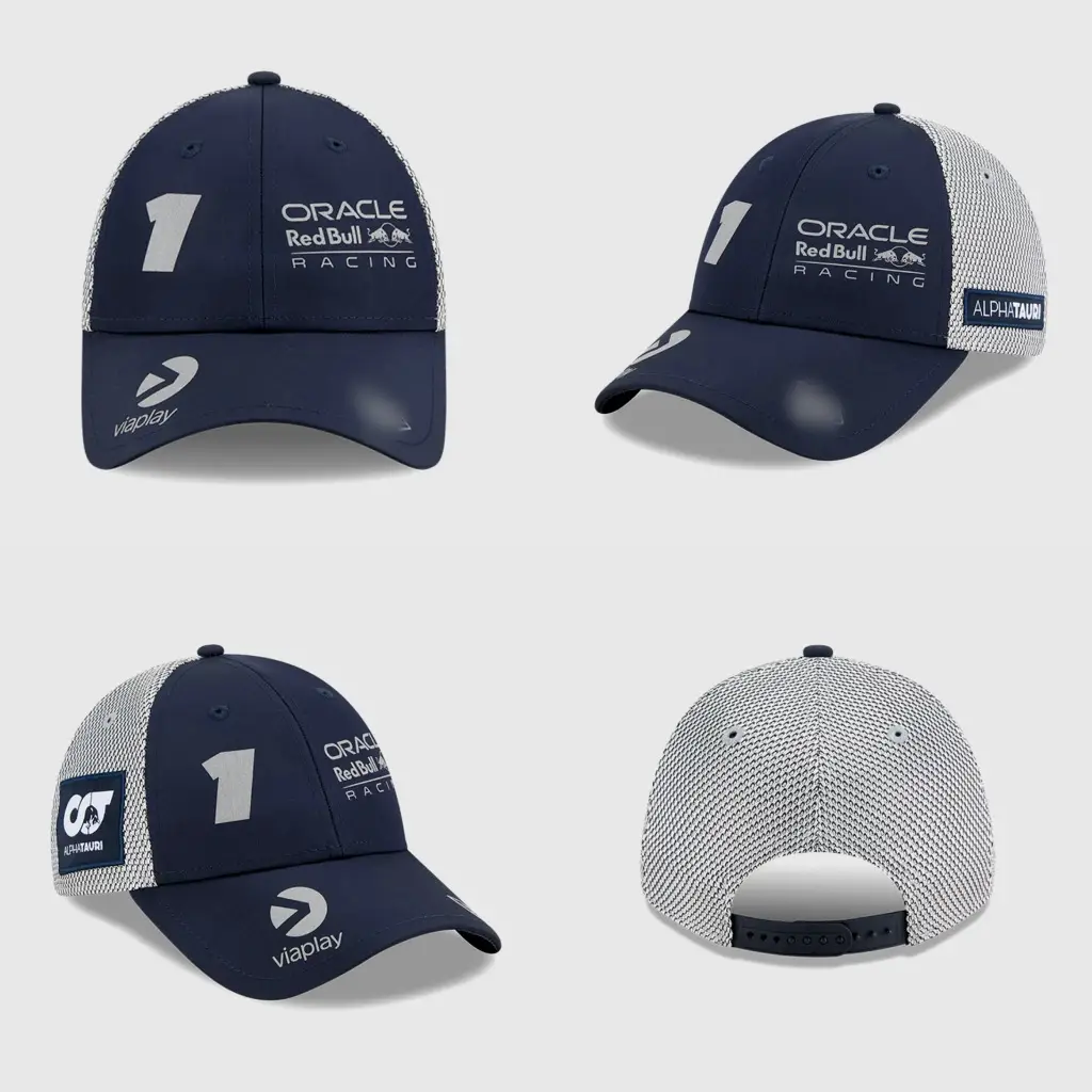 Cross-Border Embroidered Baseball Cap Red Bull Lettered Racing F1 Car Cap Sunshade Fashion Hat 9