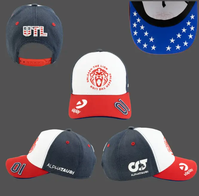 Cross-Border Embroidered Baseball Cap Red Bull Lettered Racing F1 Car Cap Sunshade Fashion Hat 9