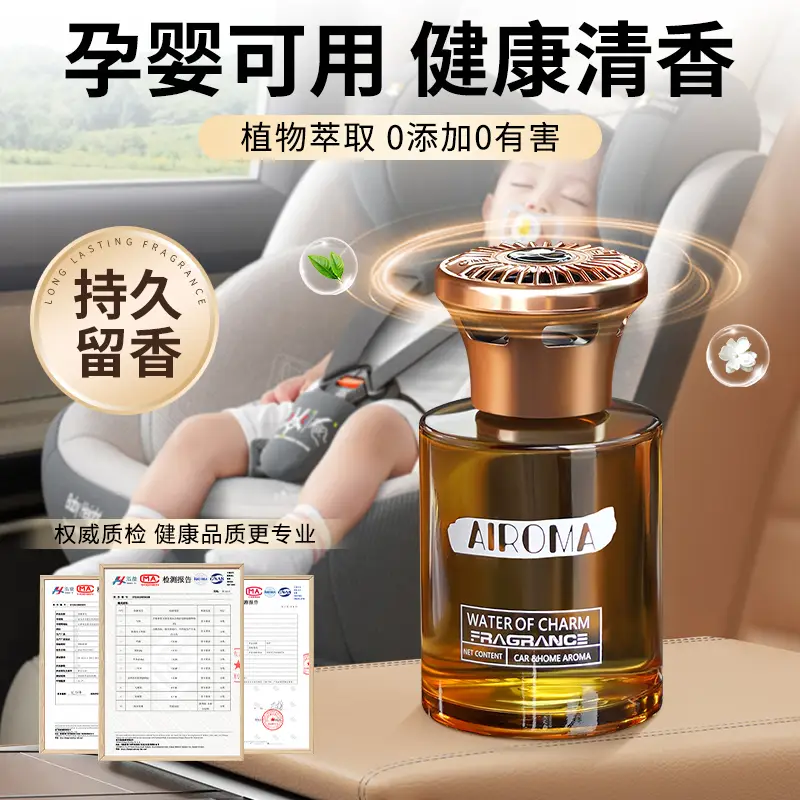 Tiktok Trending Same Style Gardenia Car Air Freshener, New Car Perfume with Long-Lasting Fragrance, High-End Car Fragrance for the Interior