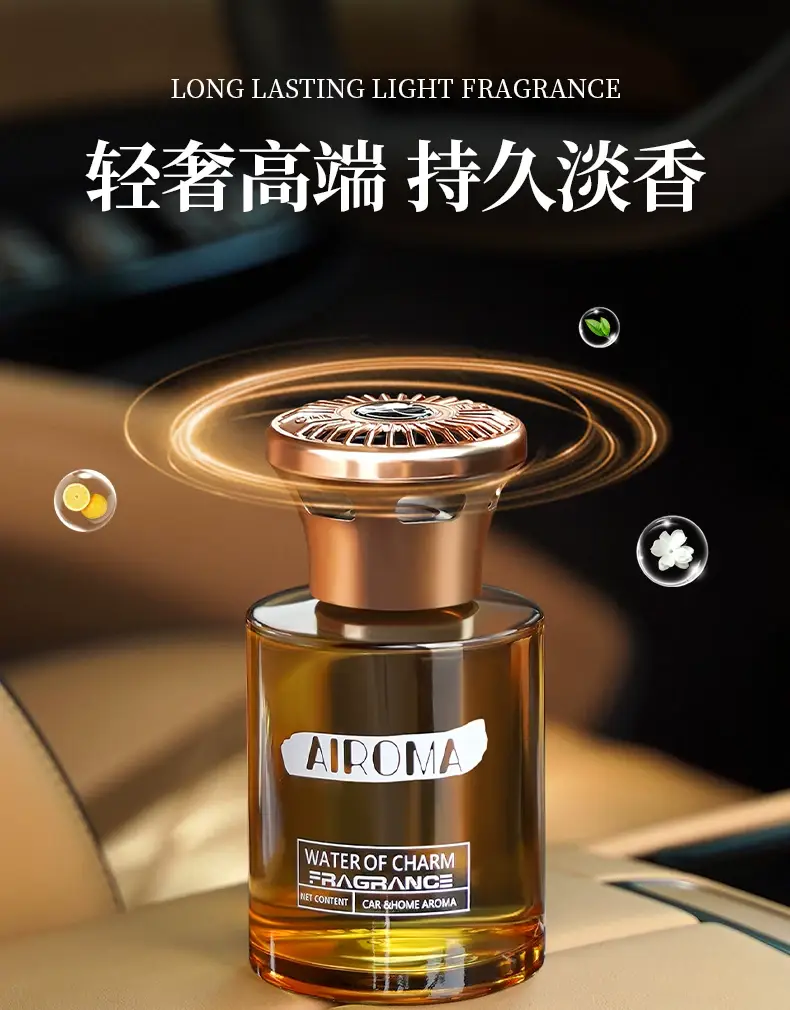 Tiktok Trending Same Style Gardenia Car Air Freshener, New Car Perfume with Long-Lasting Fragrance, High-End Car Fragrance for the Interior — feature 1
