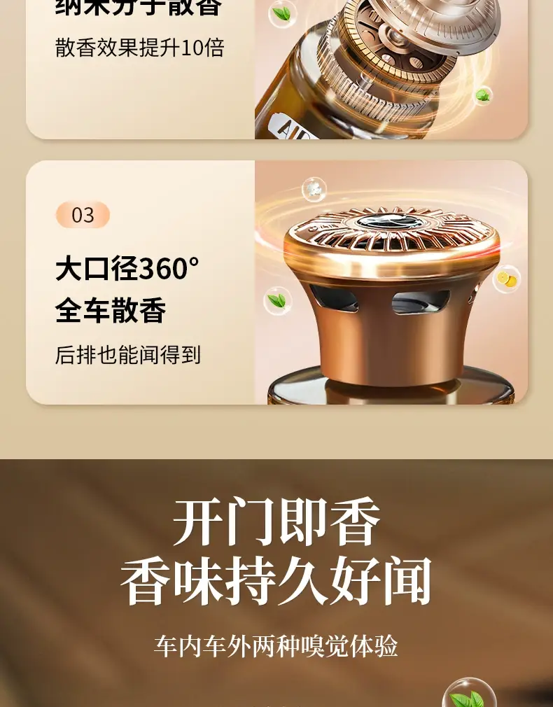 Tiktok Trending Same Style Gardenia Car Air Freshener, New Car Perfume with Long-Lasting Fragrance, High-End Car Fragrance for the Interior — feature 7