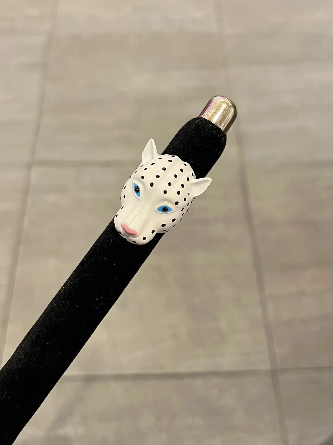 European and American Heavy-Duty Enamel Leopard Head Ring for Women, Light Luxury, High-End, Unique, Versatile Index Finger Ring, Personalized Trendy Hand Accessory