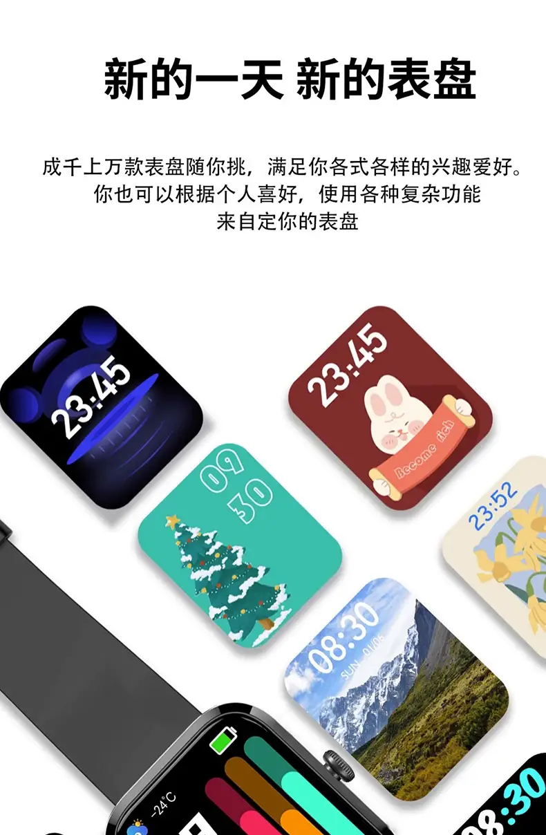5 New Precision Monitoring Blood Sugar Bracelets, Blood Pressure, Heart Rate, Blood Lipids, Uric Acid, Health Smart Call Sports Watch — feature 19