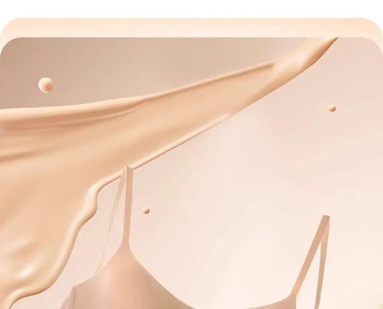 Women's Skin-Colored Invisible Seamless Bra for Small Busts, Low-Cut Half-Cup Summer Thin Style, Beautiful Back Seamless Bra — feature 11