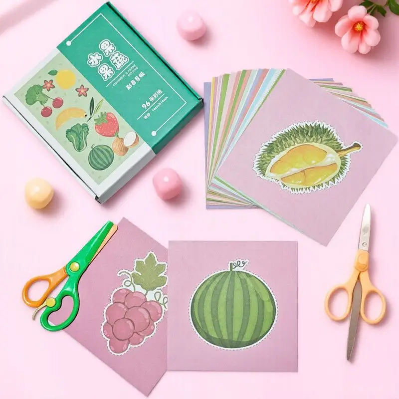 Piggy Children's Paper-Cutting Art Craft Book, Peppa Pig Kindergarten-Specific Safety Scissors for 3-5 Year Old Kids, Paw Patrol Toys