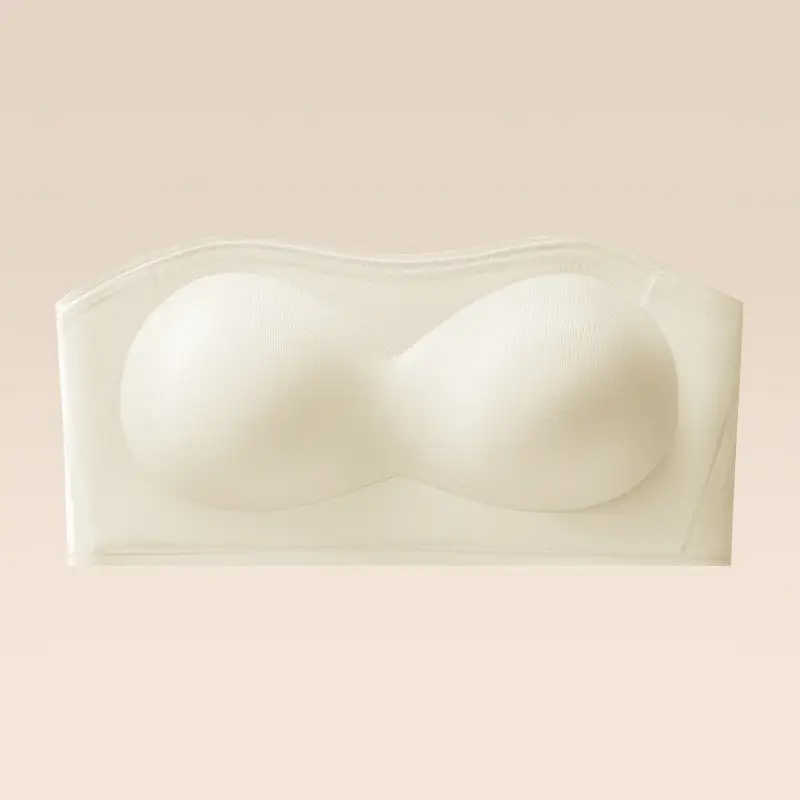 Strapless Liquid Foundation Bra for Women, Non-Slip, Push-Up, Invisible, Seamless, Strapless, No Underwire, Beautiful Back Bra, Non-Transparent