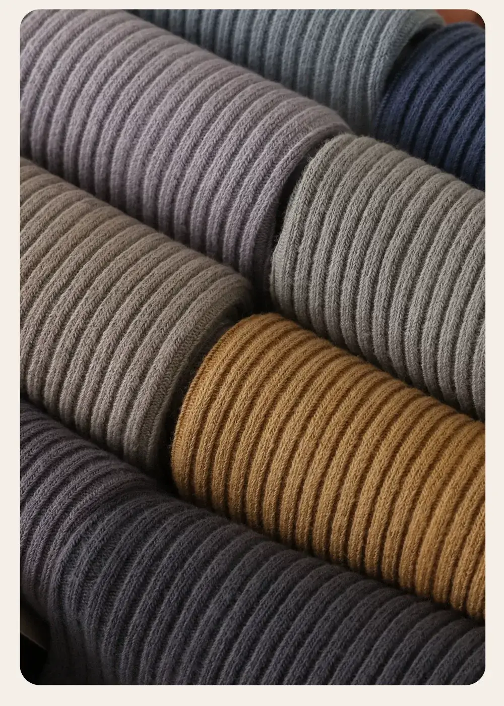 100% Pure Cotton Socks, Double-Needle Anti-Odor and Sweat-Absorbent Xinjiang Long-Staple Cotton Socks, Men's Mid-Length Socks, Versatile for Autumn and Winter — feature 6
