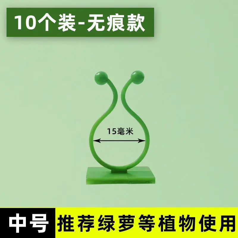 Plant Climbing Tool for Green Plants, Wall Climbing Fixer, Green Plant Climbing Clip, Wall Hook, Sticky Climbing Vine Rod