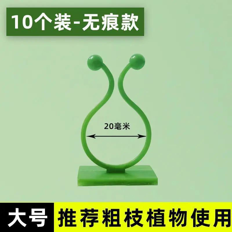 Plant Climbing Tool for Green Plants, Wall Climbing Fixer, Green Plant Climbing Clip, Wall Hook, Sticky Climbing Vine Rod