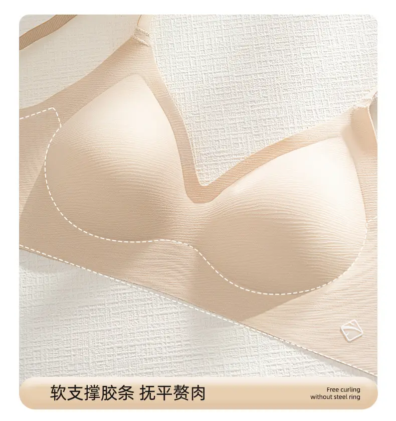 2026 New Style Seamless Underwear for Women with Soft Support, Anti-Sagging, Fixed Cup, Soft and Comfortable Push-Up Bra — feature 15