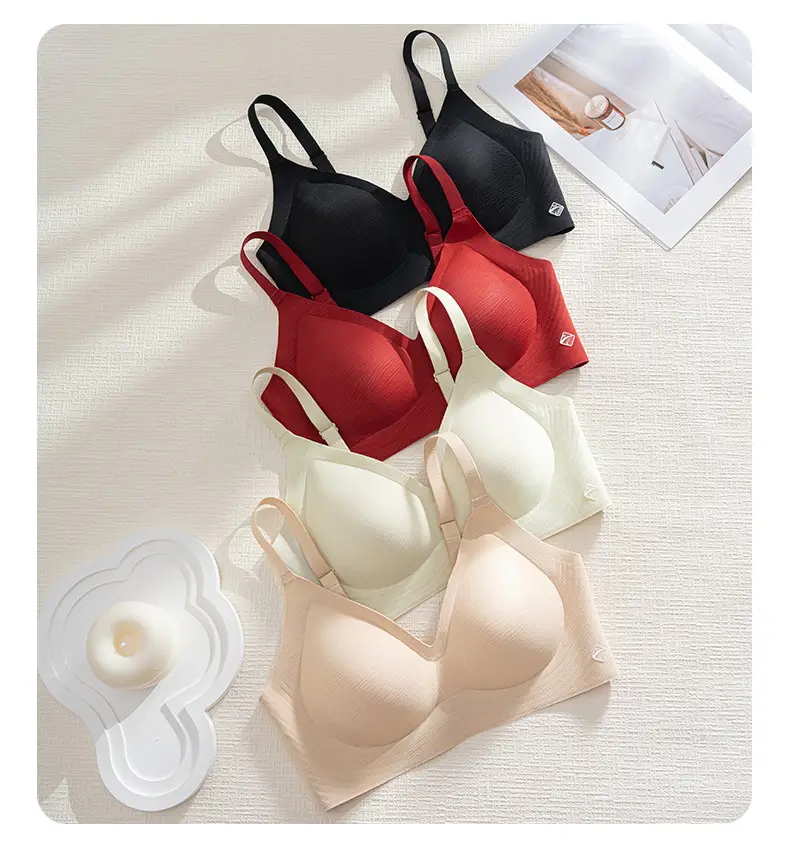 2026 New Style Seamless Underwear for Women with Soft Support, Anti-Sagging, Fixed Cup, Soft and Comfortable Push-Up Bra — feature 18